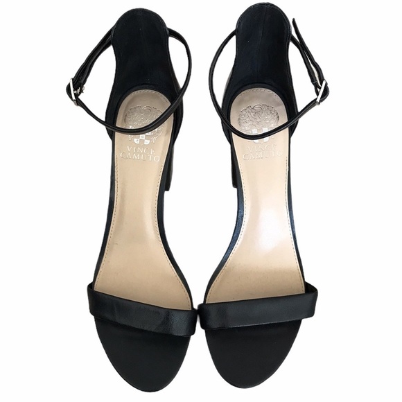 Vince Camuto Black Beah Black Heel Sandal - Picture 4 of 8
